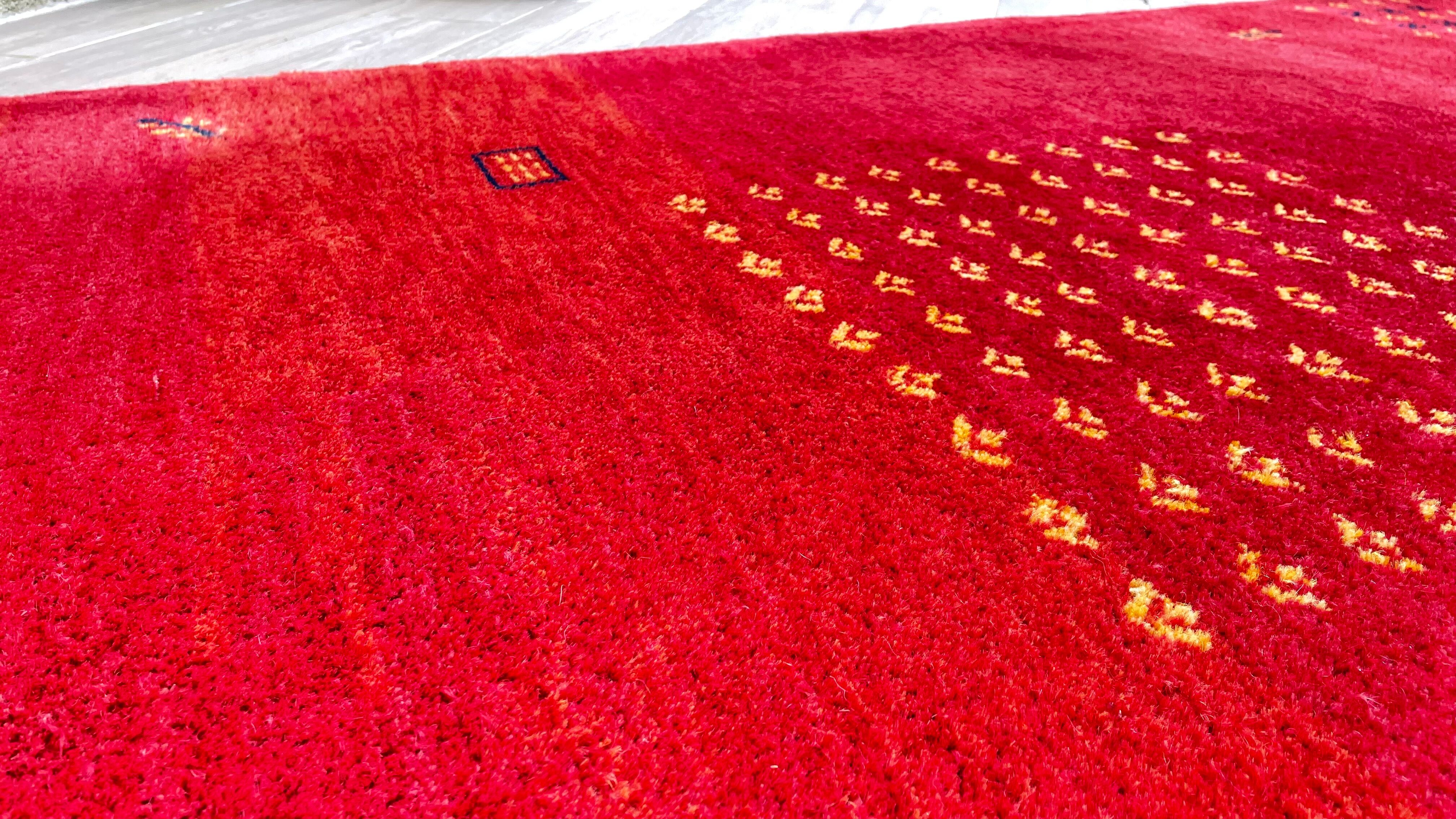 Rug indian gabbeh 100% wool, 143×202 cm