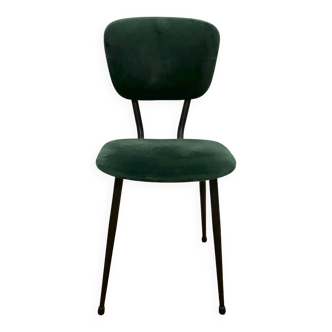 60s green velvet chair