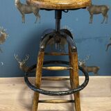 Set of 3 industrial stools