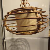 Rattan hanging lamp