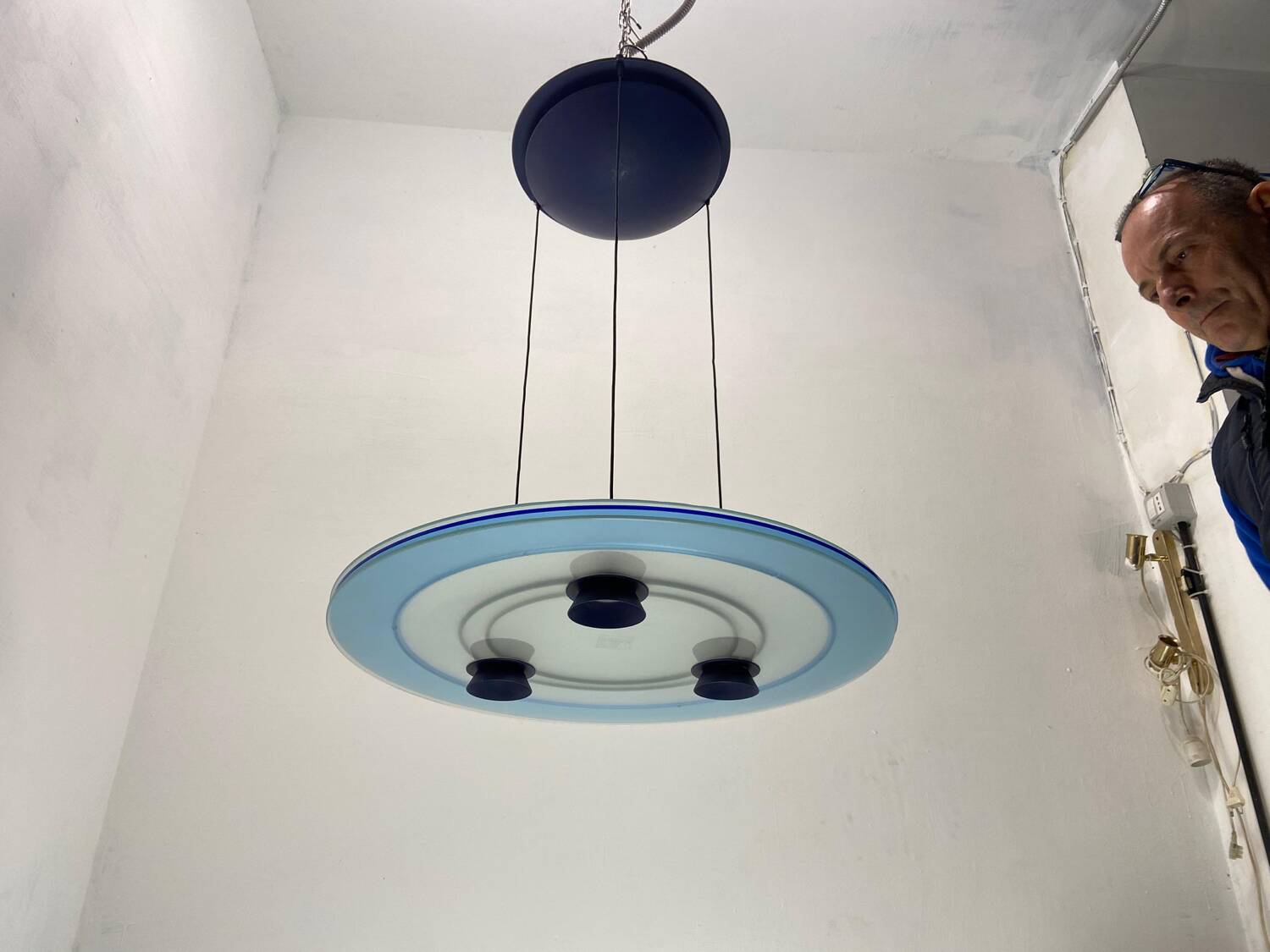 Aurora Light Pendant Arteluce 1980’s