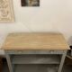 Ash Grey Art Deco Open Sideboard