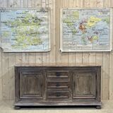 Enfilade of the eighteenth century in oak, top false marble