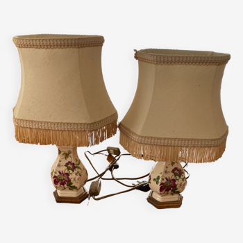Set two bedside lamps