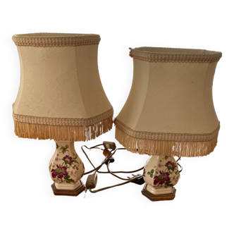 Set two bedside lamps