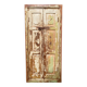 Indian window in green patinated wood