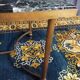 1960 brass and marble coffee table