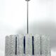 Set of two Mid-Century Murano glass element chandeliers. Italy 1960s