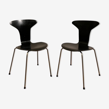 Paire de chaises Mosquito Arne Jacobsen