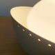Mid-century German minimalist ceiling lamp by Bega.