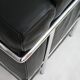 Pair of LC2 armchairs Perriand, Le Corbusier, Jeanneret, ed. Cassina