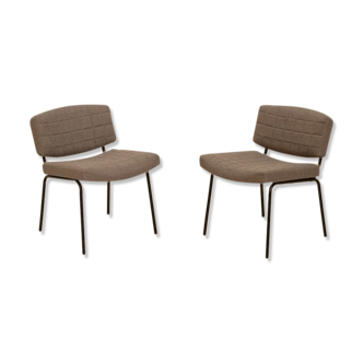 Pair of armchairs "Conseil" by Pierre Guariche for Meurop 60's