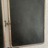 Vintage mirror 1930 triptych barber Le Solide Paris beveled - 25 x 59 cm