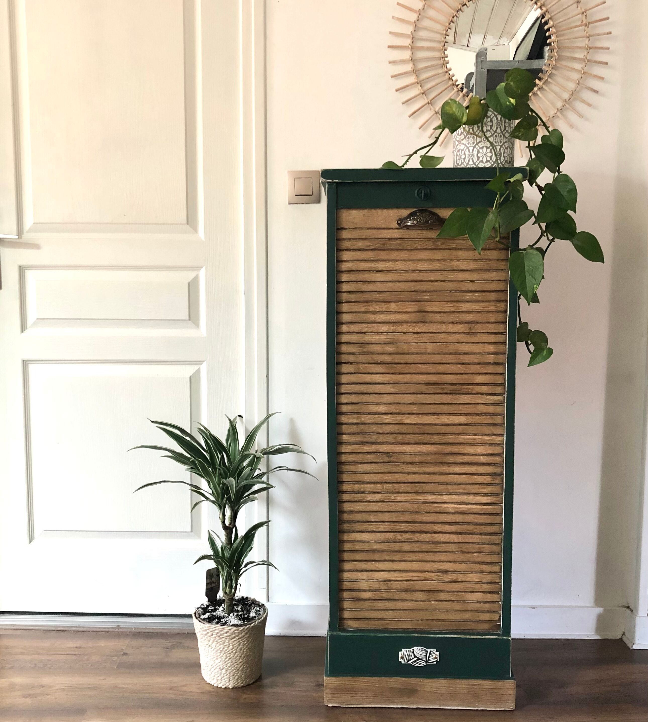 Vintage binder cabinet