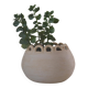 Grand pot 24 cm de fleurs plantes en céramique artisanale avec maillons