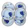 Gien - 6 assiettes creuses Tournefeuille