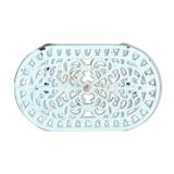 Enamelled cast iron flat