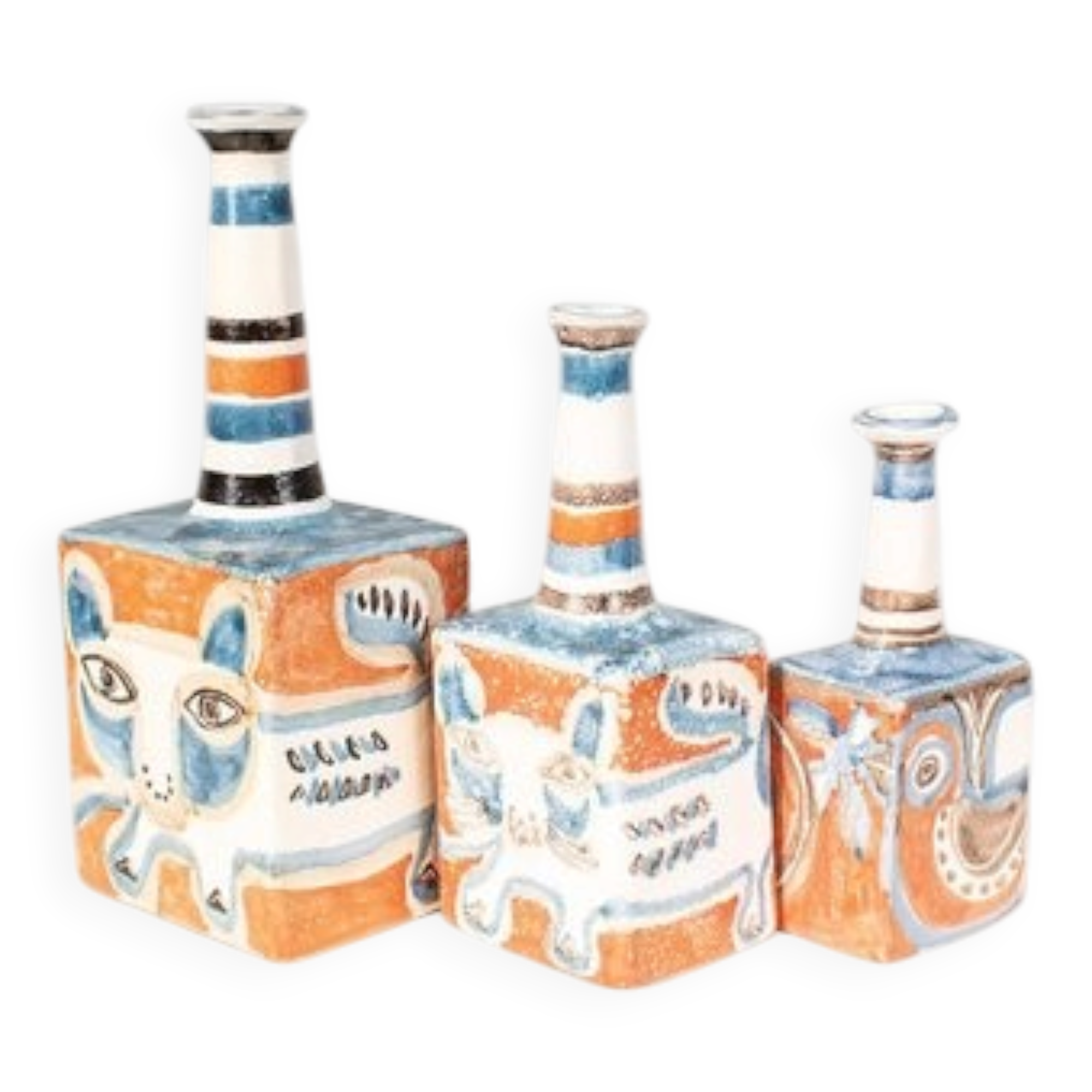 Vases italiens de Desimone 69, ensemble de 3
