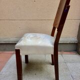 Suite of six Art Deco chairs by Michel Dufet