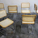 Série de 6 chaises Cesca B32 Marcel Breuer Italie