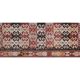 Vintage Turkish hallway rug 140x369 cm