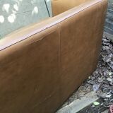 Two-seater leather sofa