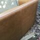 Two-seater leather sofa
