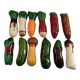 Douze porte-couteaux faïence barbotine en forme de légumes