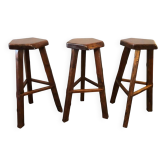 3 tripod bar stools