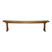 Paire de bancs victorienne en chêne