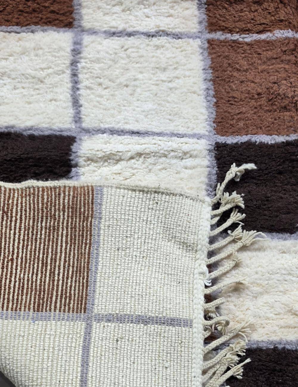 Moroccan Checkerboard Rug - 300 x 259 cm