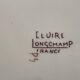 Antique Longchamp earthenware salad bowl