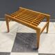 Small wood slatted sidetable flower table 1960s