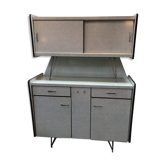Buffet formica 50s almond green