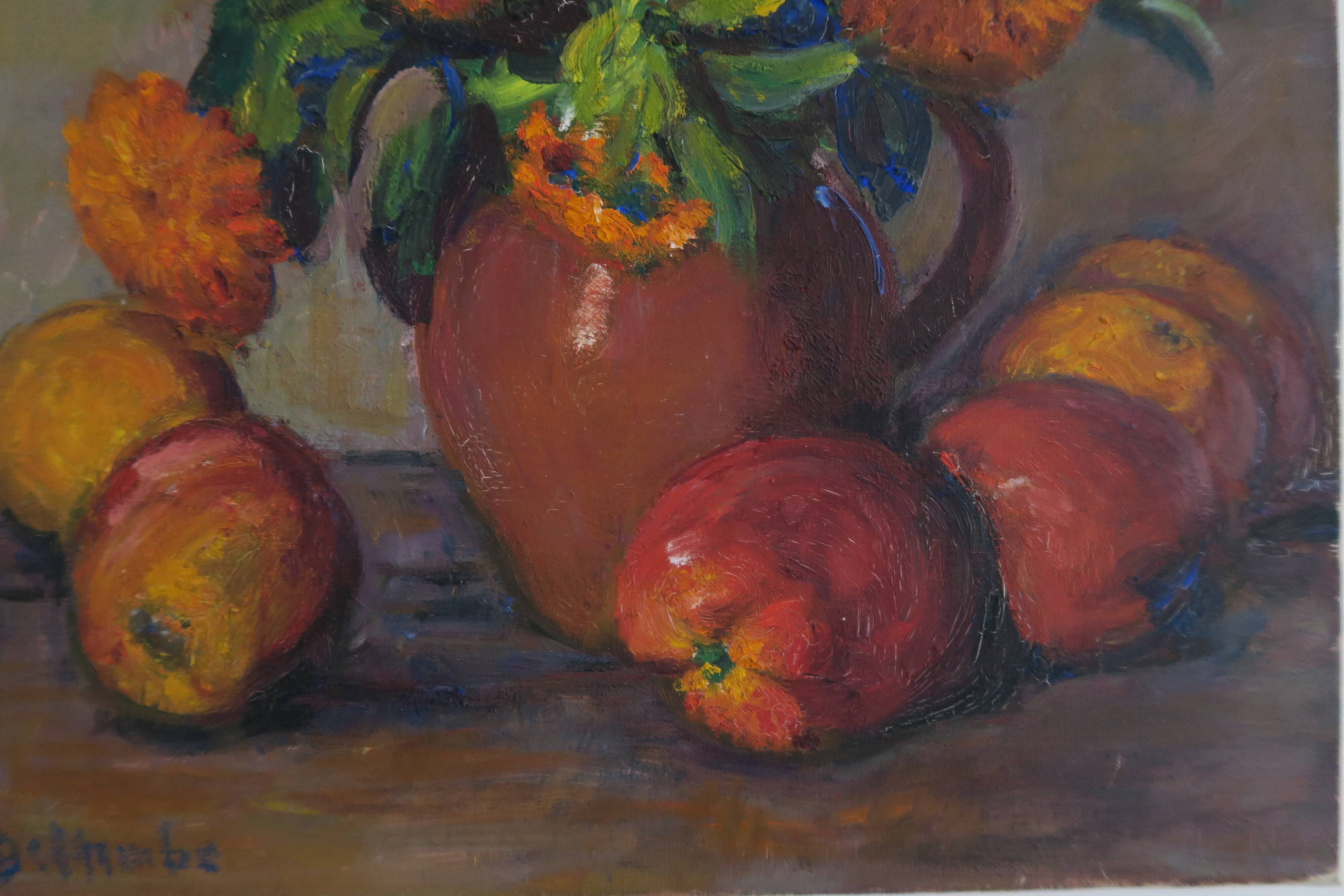Still life bouquet of worries by Paul Deltombe