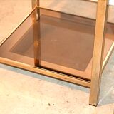 Set of 2 side or end table plus coffee table 23 carat gold