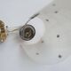 Pair of vintage rockabilly wall lights from the 60s