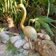 Brass flamingo