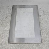 Large steel mirror from the 70s