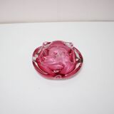Bohemian Art Glass Bowl/Ashtray by Josef Hospodka, 1960's