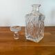 Chiseled whisky carafe