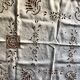 Embroidered linen tablecloth