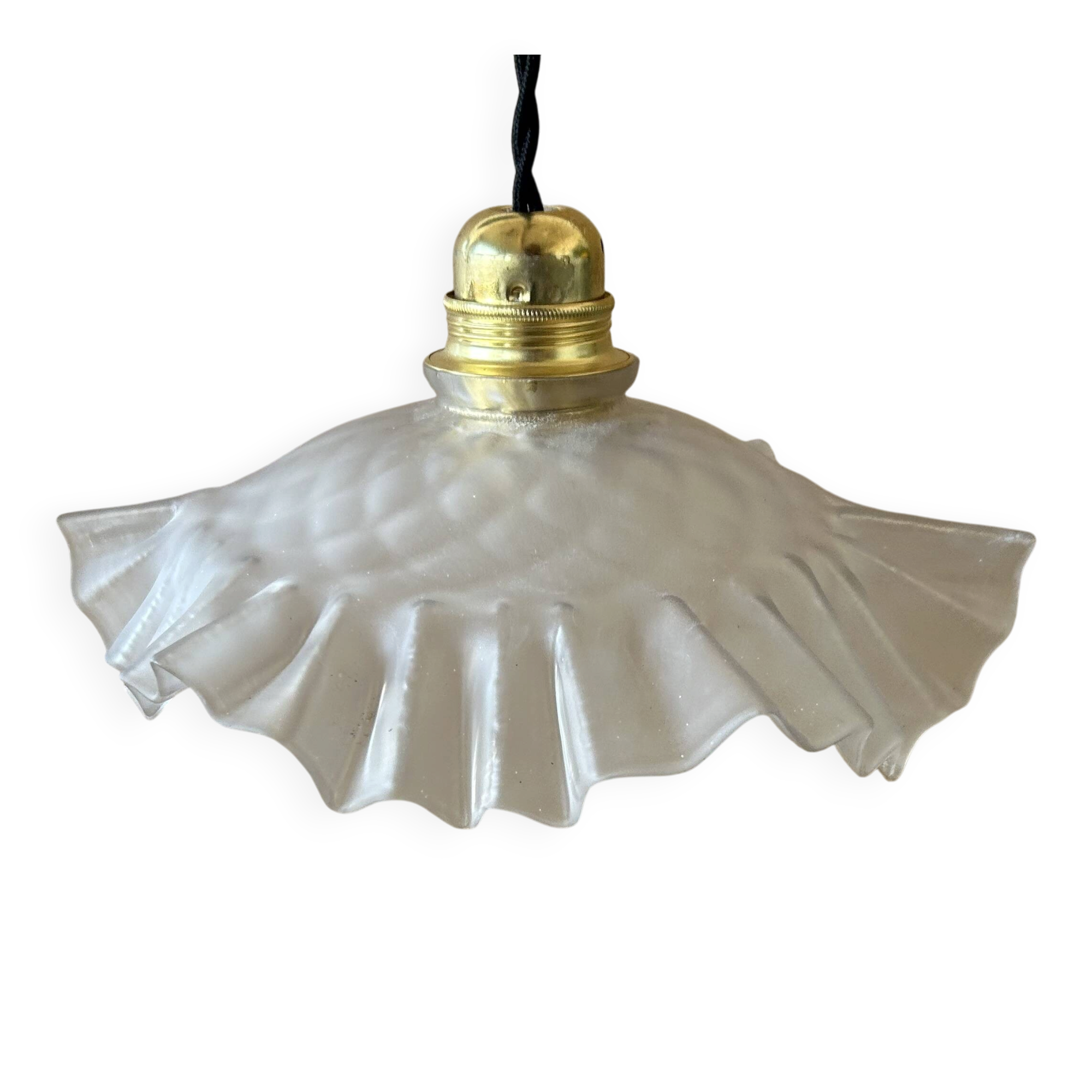 Antique glass pendant