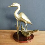 Brass heron