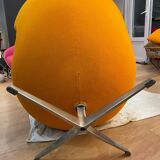 Orange Egg Chair by Arne Jacobsen