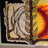 Tapisserie murale "Solstice" en laine fait main Steiner Frères