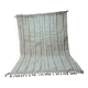 Beni Ouaren Modern White Rug with Vertical Stripes 300x200 cm