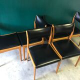 Series of 6 chairs from the 70s