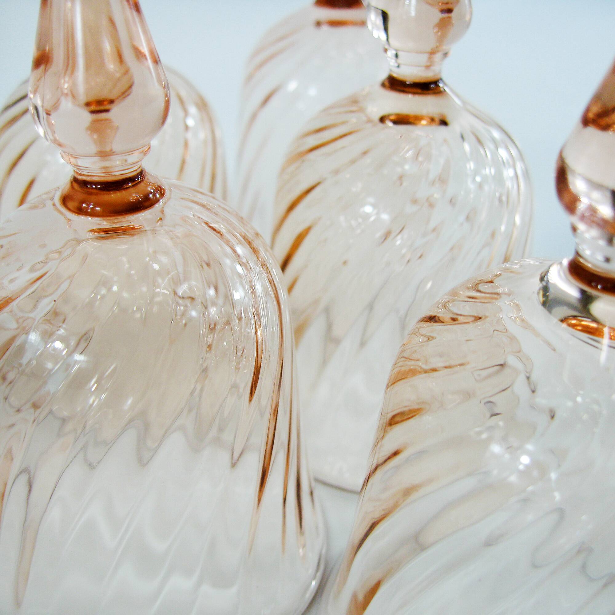 6 Rosaline wine glasses Luminarc Arcoroc France - vintage 80s