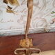 Old wall coat rack 4 patères